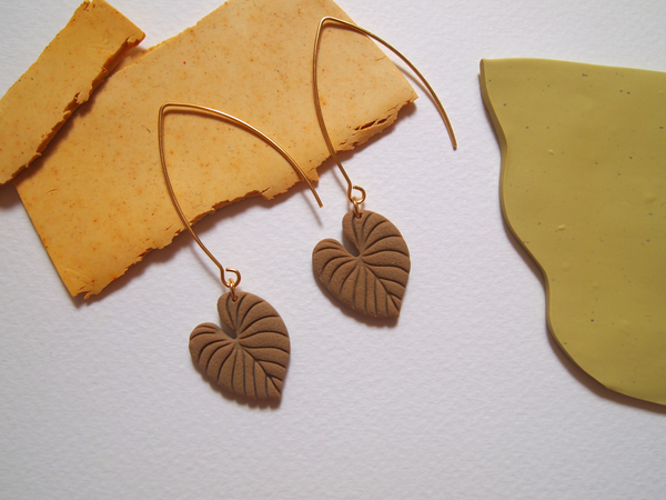 philodendron earrings Philodendron Dangles – Psycho|||Delic 808